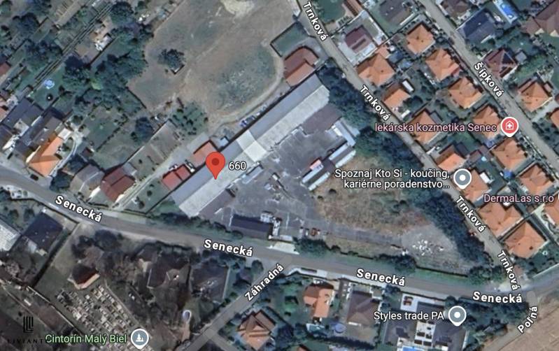 PRENÁJOM - výrobné a skladové priestory na prenájom vo Veľkom Bieli.
